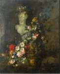 Peirano Genovese Flowers and the Bust of a Faun  - Hermitage